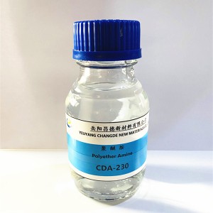 Поліэфірамін D230 CAS 9046-10-0 для эпаксіднага ацвярдзельніка